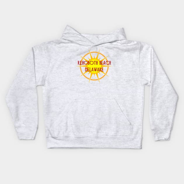 Rehoboth Beach, Delaware Kids Hoodie by Naves